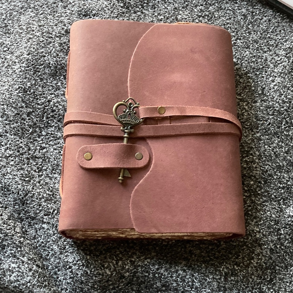 Vintage Style Brown Leather Journal